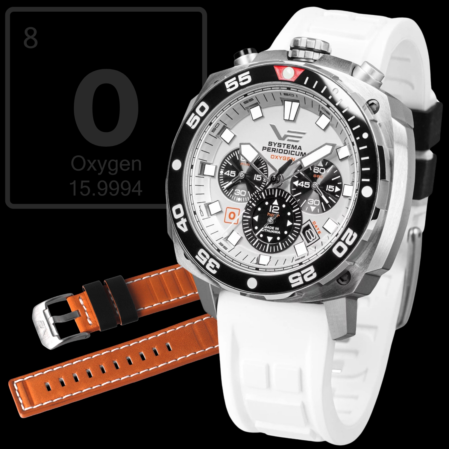 Zegarek Vostok Europe VK67-650A722SW Systema Periodicum Oxygen męski 